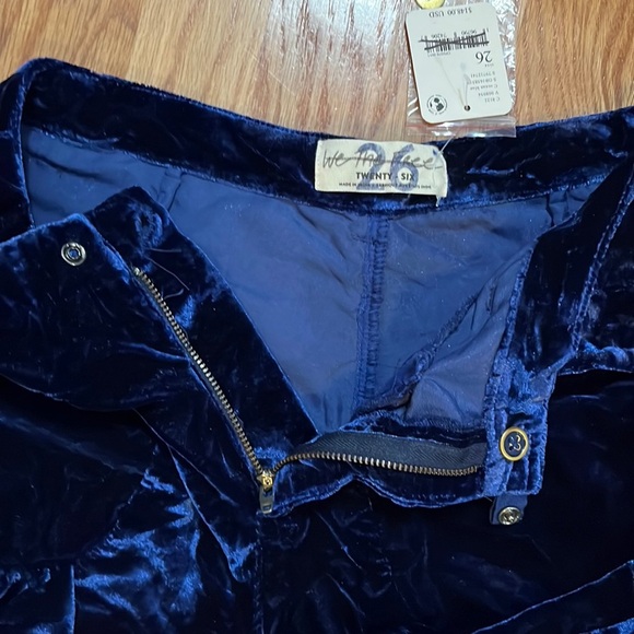 Free People Lotus Velvet Pants 26 NWT - Picture 11 of 14